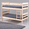 Wooden bunk bed Single bed top, single bottom 3 Affordable