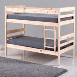 Wooden bunk bed Single bed top, single bottom 3 Affordable