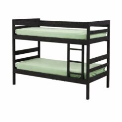 Alternative view of Mahogany wooden bunk bed - Single, Durable, Pine, Assembled