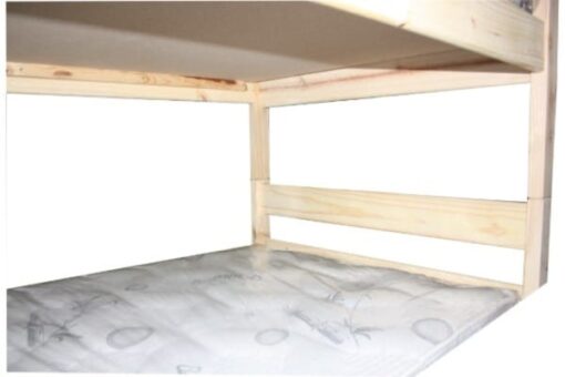 Wooden bed bunks - Oak stain - Pine - Assembled - Image 2