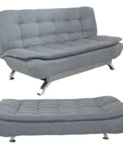Classic Grey Sleeper sofa, Tapestry, Couch to bed, Pillowtop layer - 5starfurniture.co.za