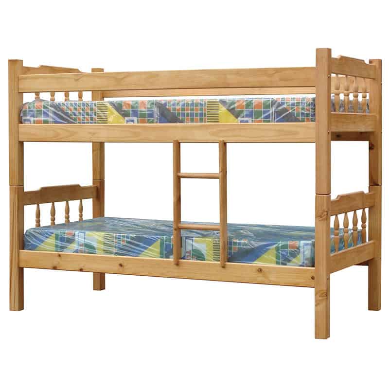 Wooden Bunk Bed Oak Stain, Star Furniture Bunk Beds