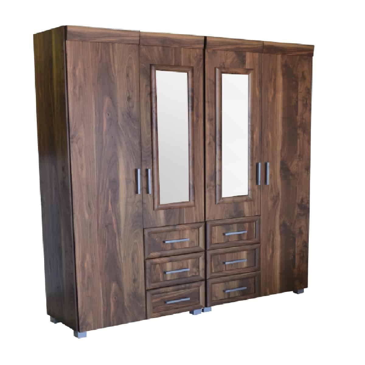 brown-wood-wardrobe-1.7m-and-raised-local-made-strong-5-star-furniture
