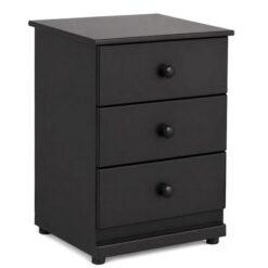 black-bedside-table- 3drawers-raised-locally-manufactured-at-5starfurniture