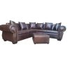 brown-corner-couch-matching-ottoman-and-cushions-guantee-5-star-furniture