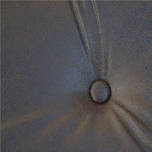 Upholstered linen/storage box in brown faux suede 1.4m x 0.6m - Image 6