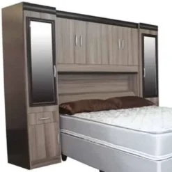 Alternative view of Storage Headboard Freestanding Local made, Brown, Durable