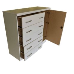 Durable Chest of Drawers - Shelves behind door - Local Product - Image 3