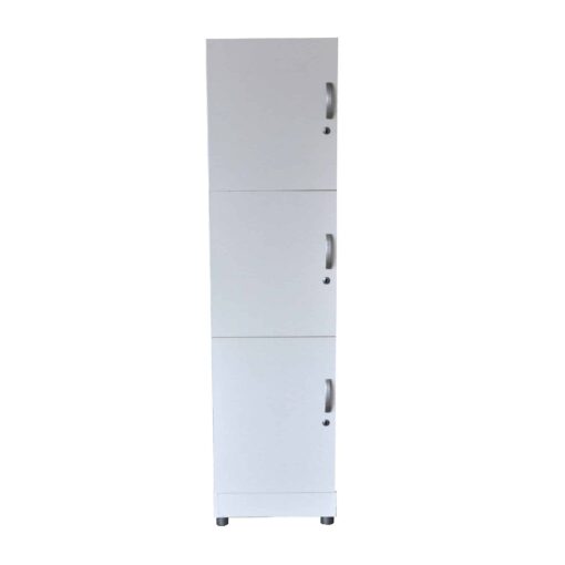 Single door cupboard lockable - White, Ready to use, Local Made - Image 3