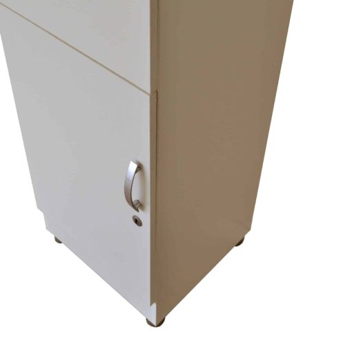 Single door cupboard lockable - White, Ready to use, Local Made - Image 4