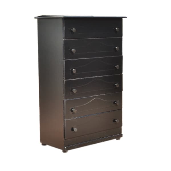 6-drawer-black-chest-of-drawers-local-product-raised-wood-5-star-furniture
