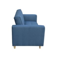 Alternative view of Sleeper Couch Blue Tapestry - Double bed when open - TK range