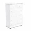 6 Drawer Storage Unit - White - Raised - Locally Manufactured - 5starfurniture.co.za