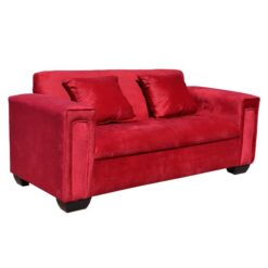 Red Velvet couch - 2.5 Division - Studio range