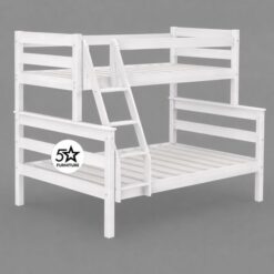 tri-bunk-white-solid-pine-at-full-view-5star-furniture