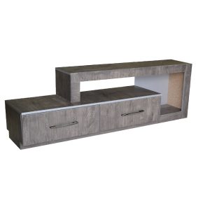 grey-tv-plasma-stand-modern-two-storage-drawers-assembled-5-star-furniture
