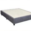 Grey Double Bed Base Mattress Foundation Elevation Guarantee - 5starfurniture.co.za