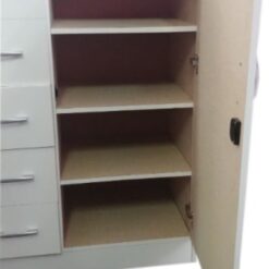 Alternative view of Durable Chest of Drawers - Shelves behind door - Local Product