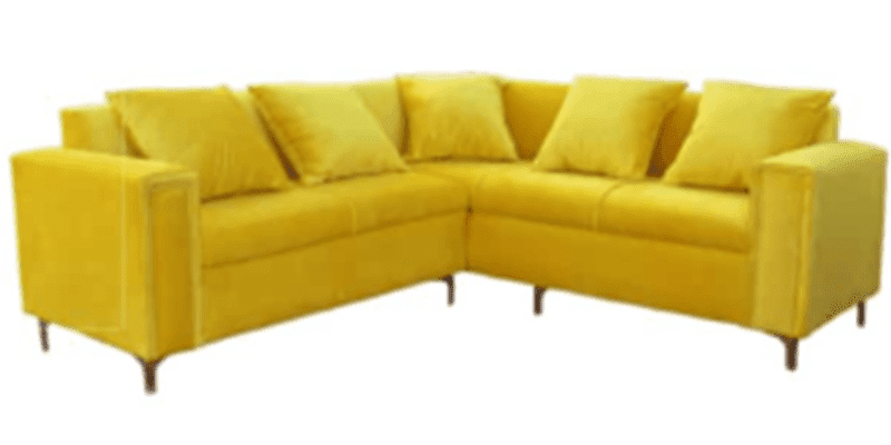 cheap-corner-couches-for-sale-Studio-corner-couch-yellow-velvet-min