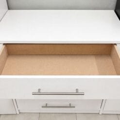 White 4-Drawer Storage Chest Ready-Made Affordable 7 White 4-Drawer Storage Chest Ready-Made Affordable inside view