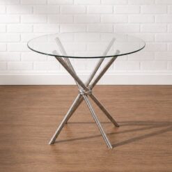 round-glass-dining-table-clear-tabletop-silver-legs-sturdy-at-5starfurniture.co.za