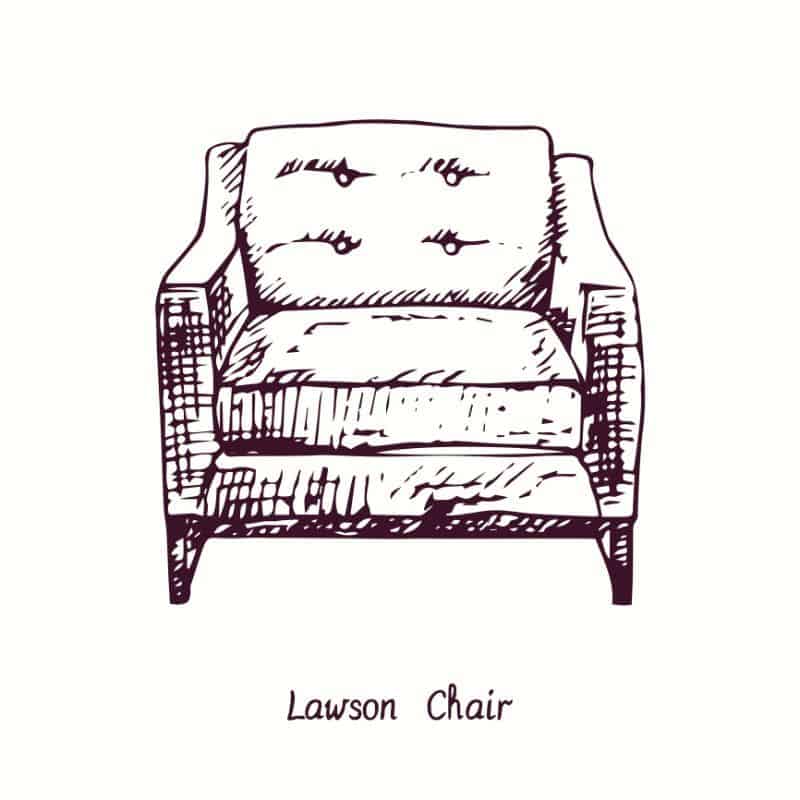 cheap-couches-for-sale-lawson-chair-ink-black-and-white-doodle-drawing (1)-min