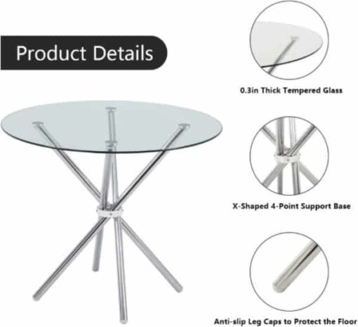 round-clear-glass-table-with-silver-legs-side-table-or-dining-room-table-assembled-description