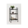ladder-shelf-3-tier-storage-display-rack-metal-black-assembled