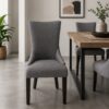 grey-upholstered-dining -chair-tapestry-local-black-legs-at-5starfurniture.co.za