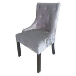 upholstered-dining-chair-grey-velvet-tufted-front-floral-back-5-star-furniture