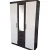 high-gloss-wardrobe-1-2m-wide-brown-and-white-assembled-5-star-furniture