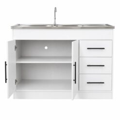 undercounter-double-sink-2doors-3drawers-white-wooden-cupboard-inside-at-5star-furniture