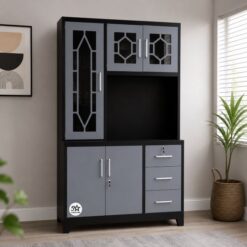 lockable-steel-storage-cupboard-1200mm-width-three-drawers-at-5star-furniture