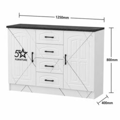 storage-cupboard-marble-top-1250mm-measurements