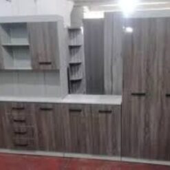 Kitchen Cupboard Set Brown - High gloss - Assembled