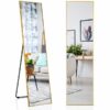 mirror-full-length-freestanding-narrow-gold-frame-1600mm-tall