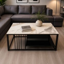 coffee-table-with-stone-top-glass-shelf