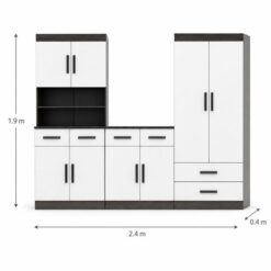 Gloss White Kitchen Cupboards__measurements