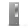 Small wardrobe with Mirror 800mm Width Three Drawers Mirror - 5starfurniture.co.za