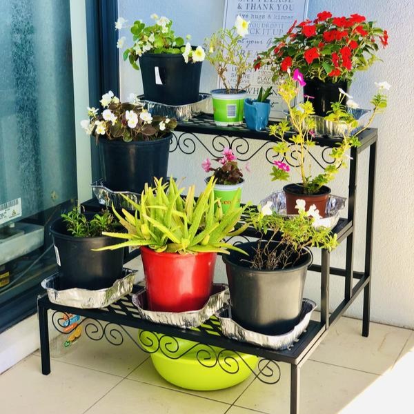 3 Tier Metal Stand - Metal shelves and frame Durable Ready to use - Image 9