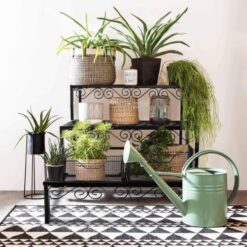 Alternative view of 3 Tier Metal Stand - Metal shelves and frame Durable Ready to use