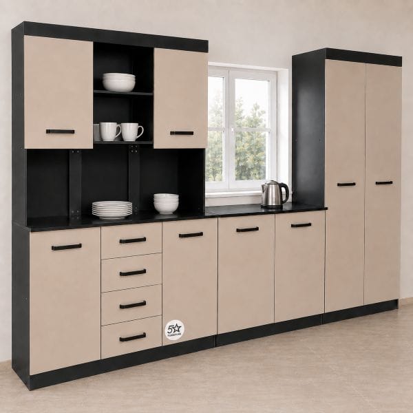 Affordable Grey Kitchen Cupboard Set 2400 mm wide Affordable 1 Affordable Grey Kitchen Cupboard Set 2400 mm wide Affordable_main image