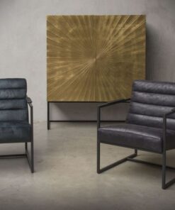 Alternative view of Steel frame chair grey - Durable Legs Velvet Cushioning Modern