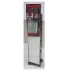 Movable mirror with storage, Full Length, Gloss Mahogany shelves - 5starfurniture.co.za