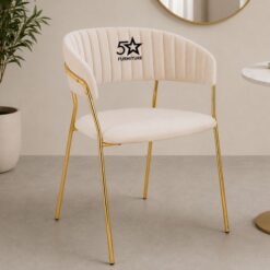 gold-framed-cream-chair-dining-upholstered-durable-lightweight-at-5starfurniture.co.za